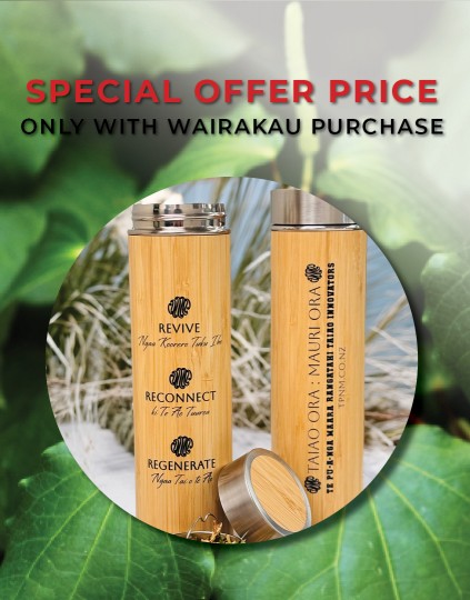 SPECIAL OFFER WITH WAIRAKAU PURCHASE TPNM Branded 500ml Vacuum Insulated Bottle